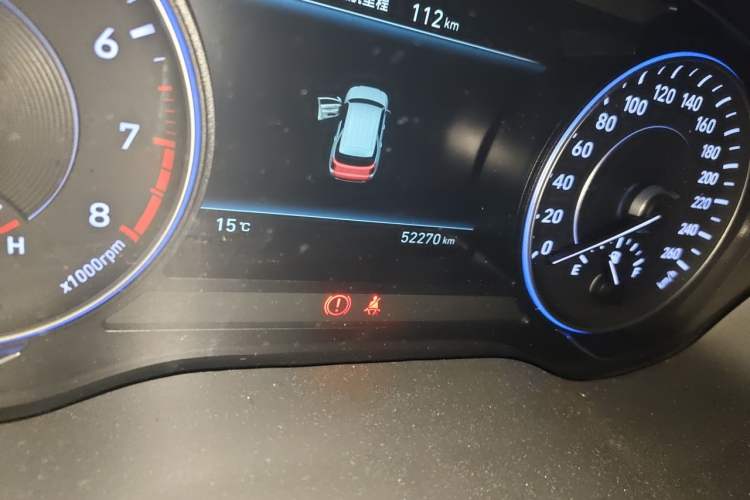 Used Hyundai Palisade 2021 3.5L Automatic 4x4 GLS Odometer Close Up