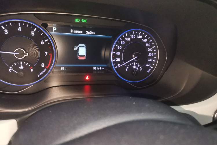 Used Hyundai Palisade 2021 3.5L Automatic 4x4 GLS Odometer Close Up
