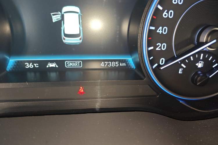 Used Hyundai Palisade 2021 3.5L Automatic 4x4 GLS Odometer Close Up