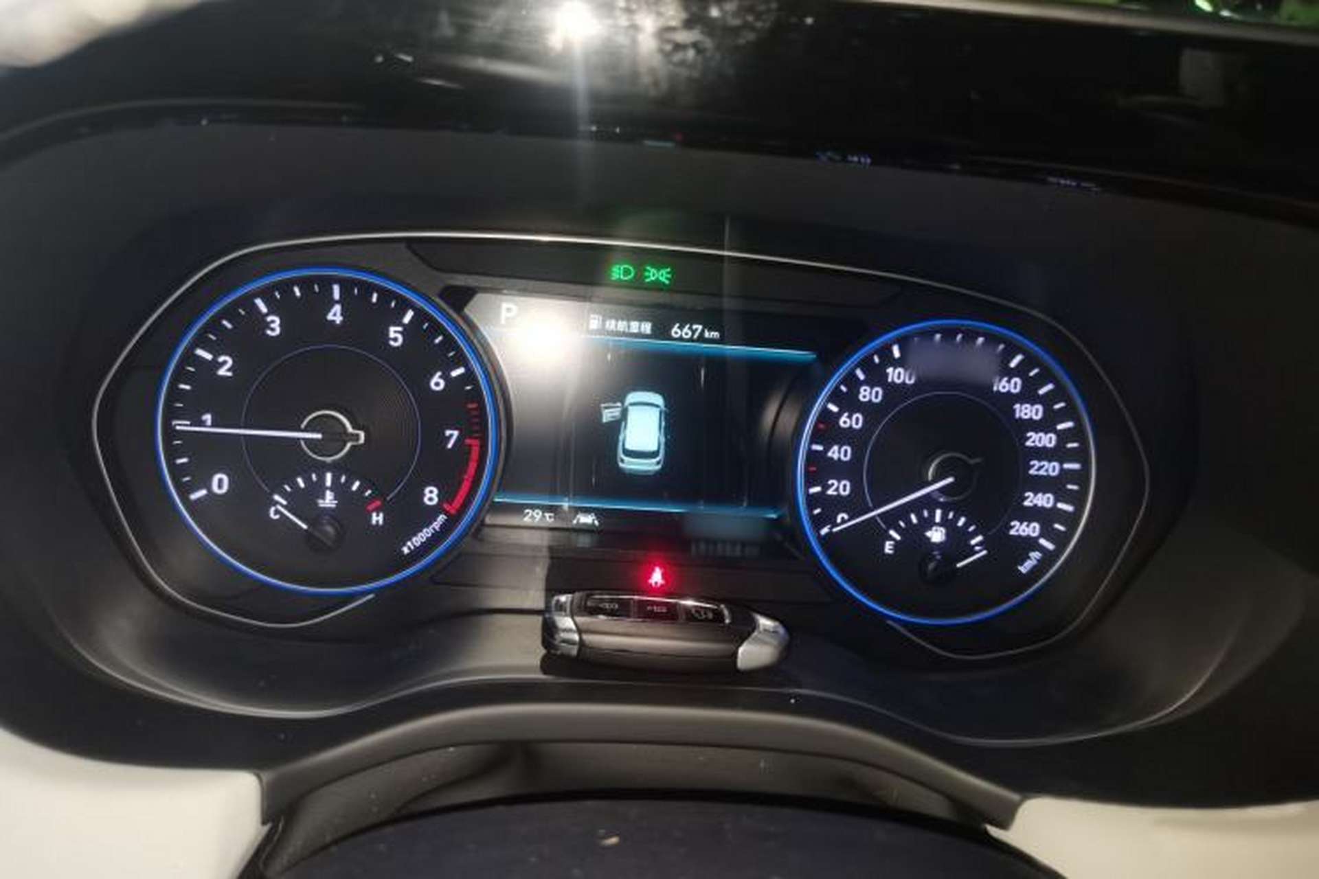 Used Hyundai Palisade 2021 3.5L Automatic 4x4 GLS Instrument Cluster