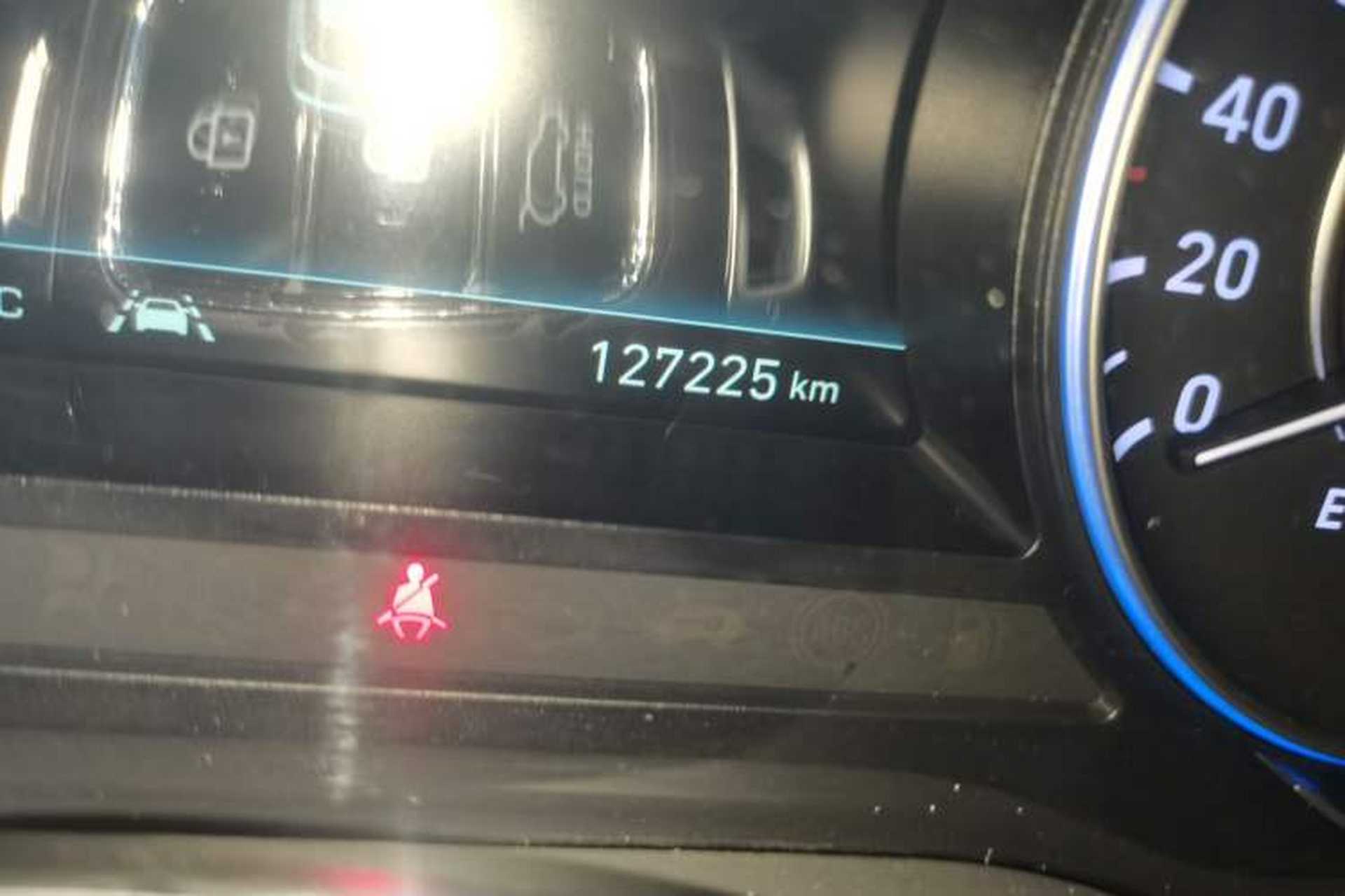 Used Hyundai Palisade 2021 3.5L Automatic 4x4 GLS Odometer Close Up