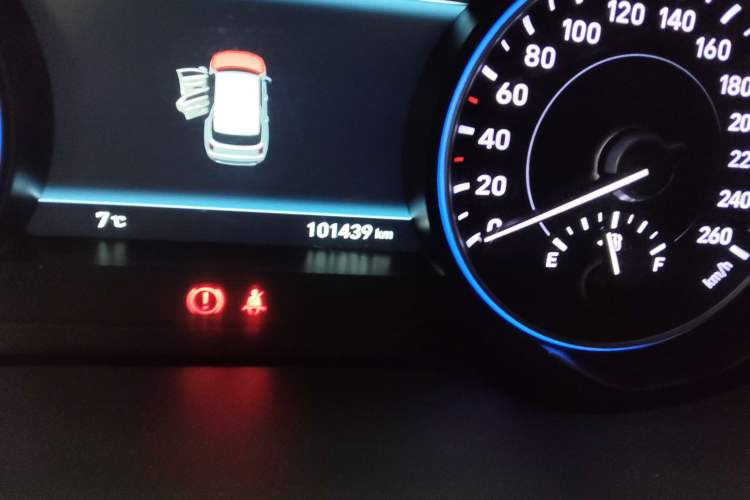 Used Hyundai Palisade 2021 3.5L Automatic 4x4 GLS Odometer Close Up