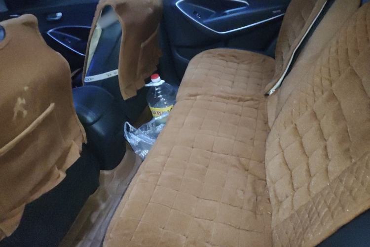 Used Hyundai Santa Fe 2013 2.4L Automatic Two-Wheel Drive Smart Version Left Rear Seat