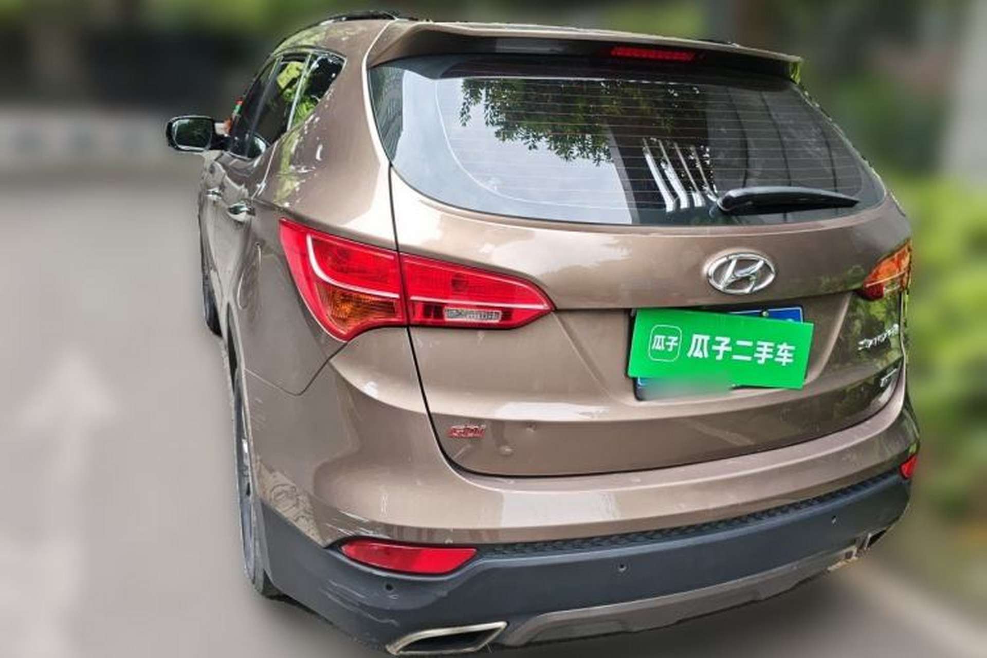 Used Hyundai Santa Fe 2013 Revised Version 2.4L Automatic All-Wheel Drive Smart Type Rear Left 45 Deg