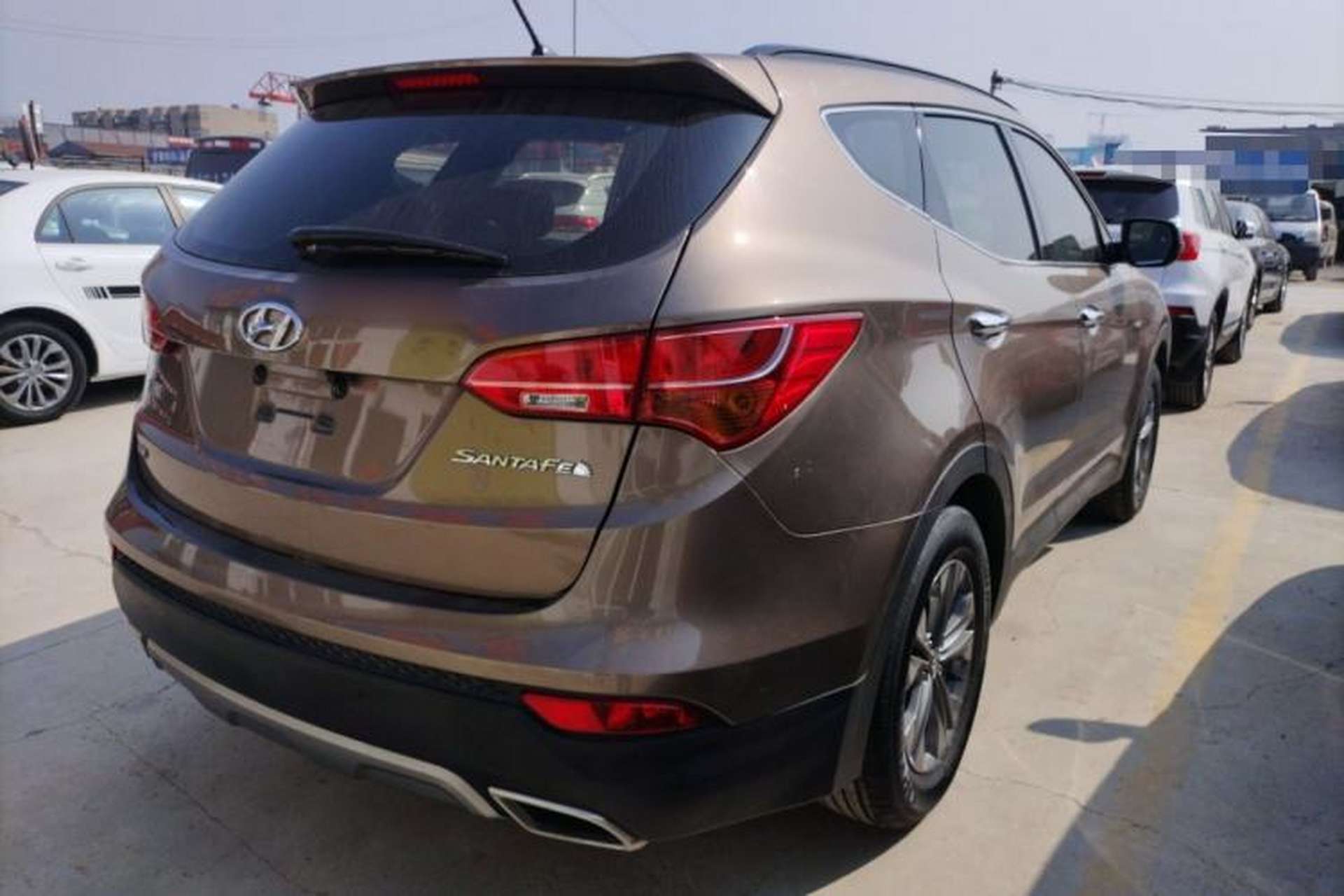 Used Hyundai Santa Fe 2013 2.4L Automatic Two-Wheel Drive Smart Version Rear Right 45 Deg