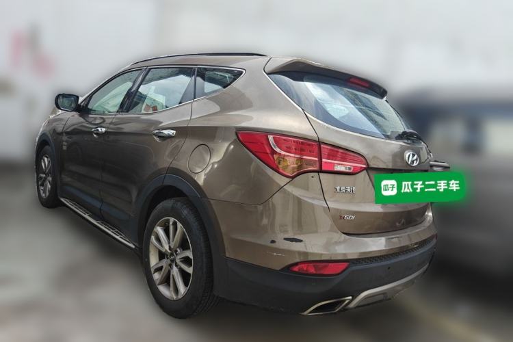 Used Hyundai Santa Fe 2013 2.0T Automatic Two-Wheel Drive Prestige Version Rear Left 45 Deg