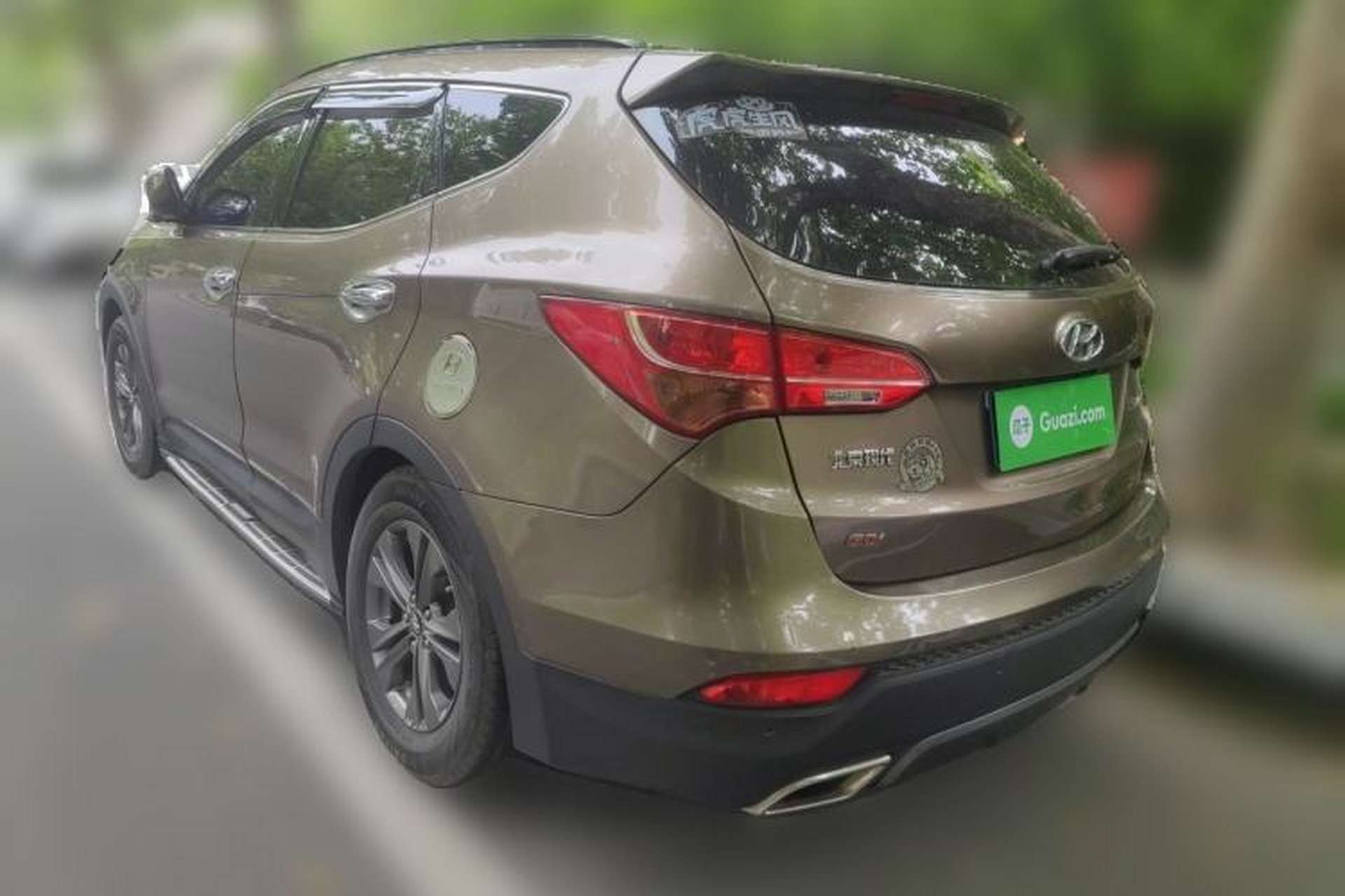 Used Hyundai Santa Fe 2013 2.4L Automatic Two-Wheel Drive Smart Version Rear Left 45 Deg