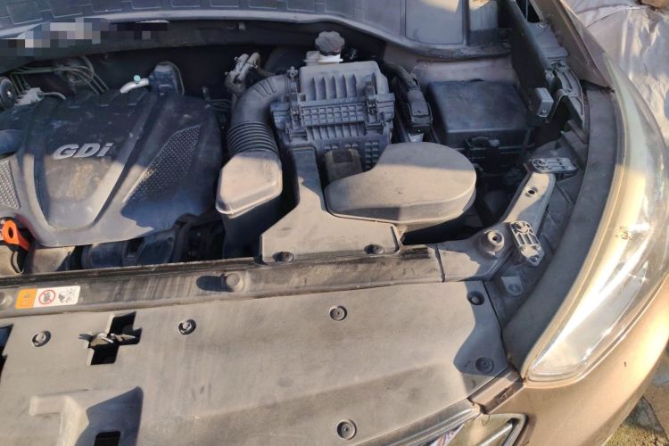 Used Hyundai Santa Fe 2013 2.4L Automatic Two-Wheel Drive Smart Version Engine Bay Left