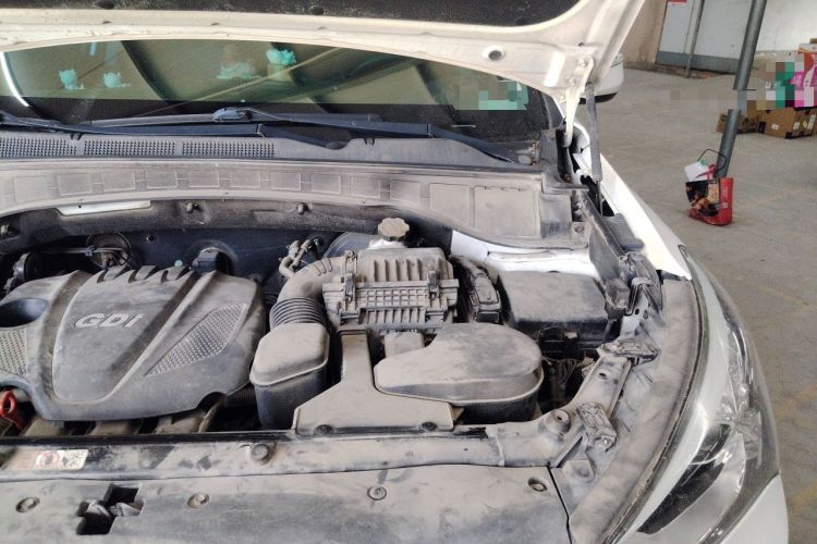 Used Hyundai Santa Fe 2013 2.4L Automatic Two-Wheel Drive Smart Version Engine Bay Left