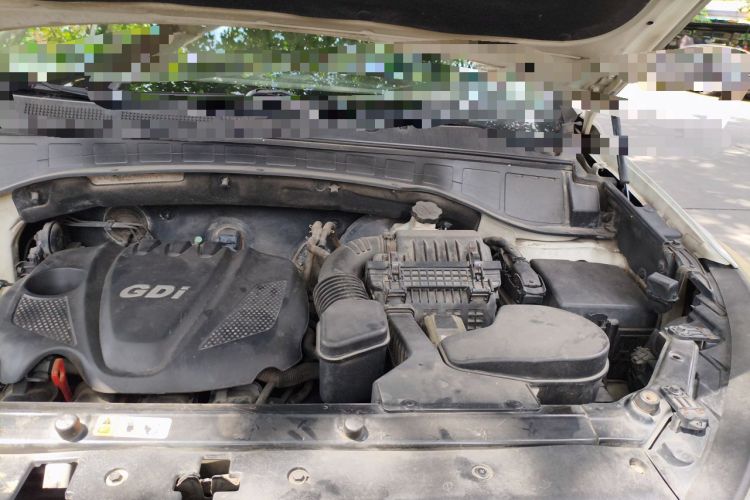 Used Hyundai Santa Fe 2013 2.4L Automatic Two-Wheel Drive Smart Version Engine Bay Left