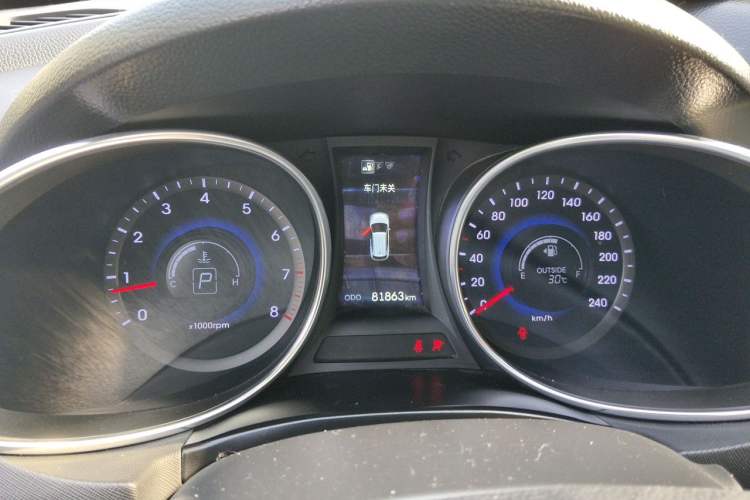 Used Hyundai Santa Fe 2013 Revised Version 2.4L Automatic All-Wheel Drive Luxury Trim Instrument Cluster