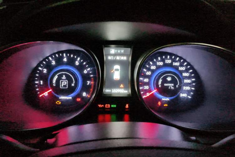 Used Hyundai Santa Fe 2013 2.4L Automatic Two-Wheel Drive Smart Version Instrument Cluster
