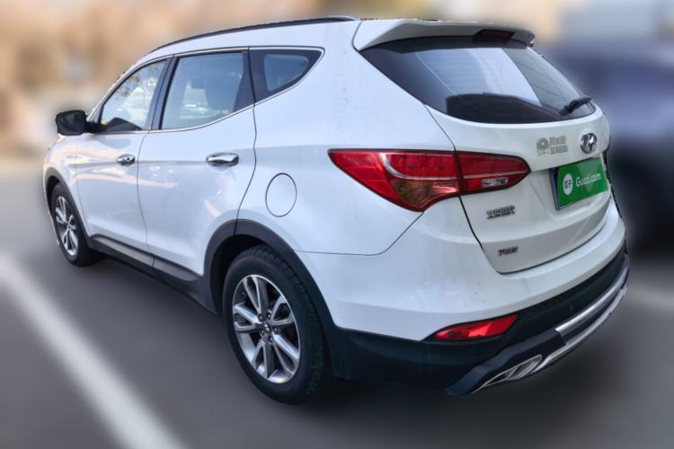 Used Hyundai Santa Fe 2013 2.0T Automatic All-Wheel Drive Prestige Version Rear Left 45 Deg