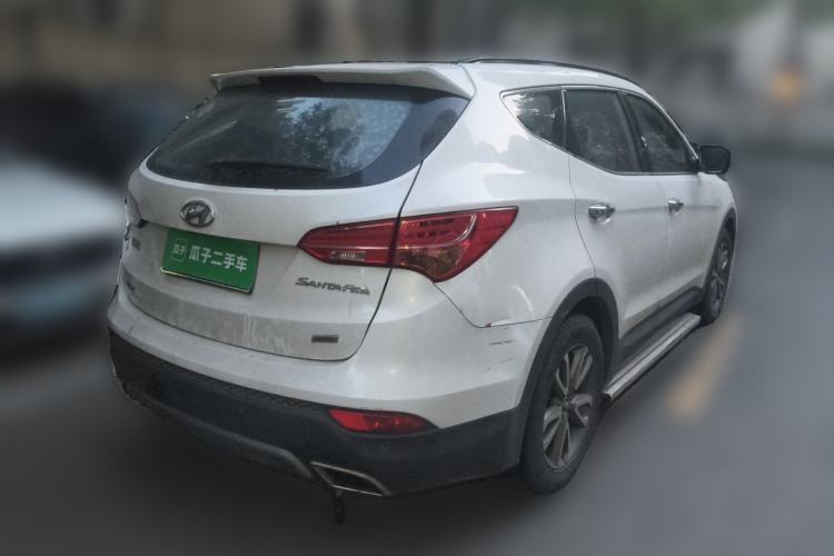 Used Hyundai Santa Fe 2013 2.0T Automatic All-Wheel Drive Prestige Version Rear Right 45 Deg