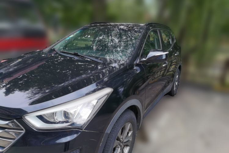 Used Hyundai Santa Fe 2015 2.0T Automatic Two-Wheel Drive Smart Version 5 Seats Guazi used car, China used car export, Used car for sale, Used cars, Cheapest cars for sale