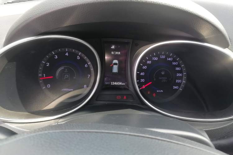 Used Hyundai Santa Fe 2015 2.0T Automatic All-Wheel Drive Smart Version 5 Seats Instrument Cluster