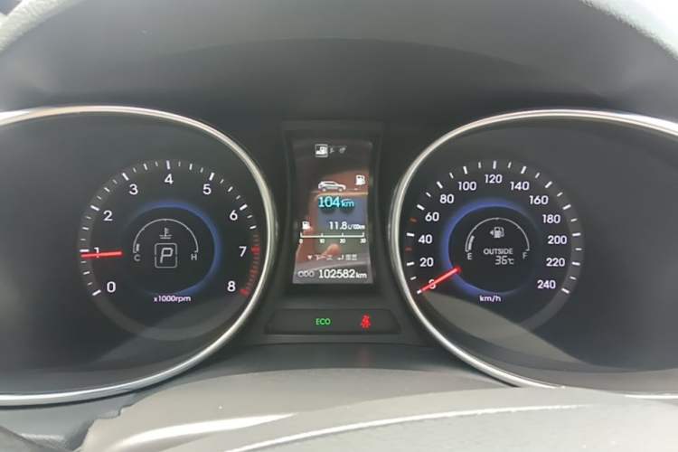 Used Hyundai Santa Fe 2015 2.0T Automatic All-Wheel Drive Smart Version 5 Seats Instrument Cluster