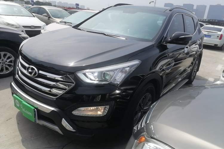 Used Hyundai Santa Fe 2015 2.0T Automatic All-Wheel Drive Smart Version 5 Seats Guazi used car, China used car export, Used car for sale, Used cars, Cheapest cars for sale