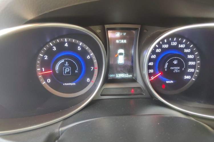 Used Hyundai Santa Fe 2015 2.0T Automatic All-Wheel Drive Smart Version 5 Seats Instrument Cluster