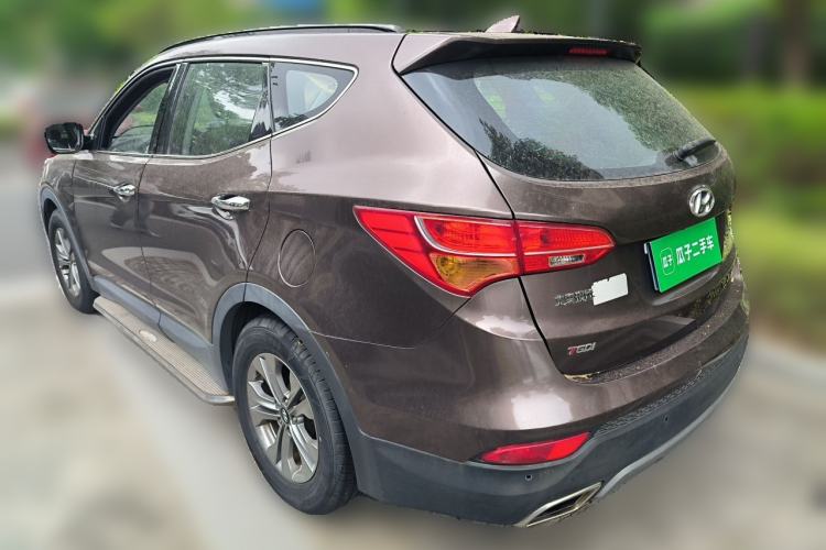 Used Hyundai Santa Fe 2015 2.0T Automatic Two-Wheel Drive Smart Version 5 Seats Rear Left 45 Deg