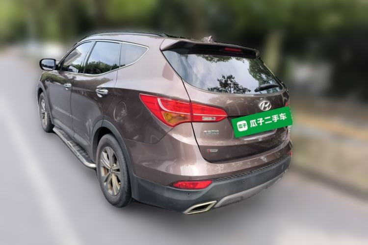 Used Hyundai Santa Fe 2015 2.0T Automatic Two-Wheel Drive Smart Version 5 Seats Rear Left 45 Deg