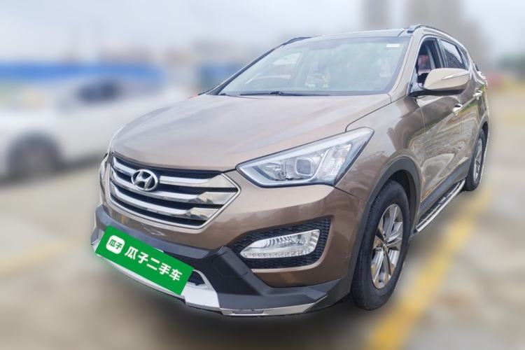 Used Hyundai Santa Fe 2015 2.0T Automatic Two-Wheel Drive Smart Version 5 Seats Guazi used car, China used car export, Used car for sale, Used cars, Cheapest cars for sale