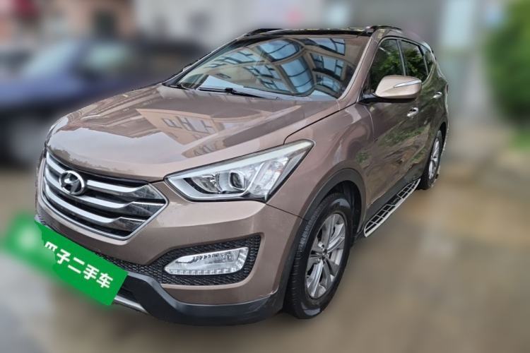 Used Hyundai Santa Fe 2015 2.0T Automatic Two-Wheel Drive Smart Version 5 Seats Guazi used car, China used car export, Used car for sale, Used cars, Cheapest cars for sale