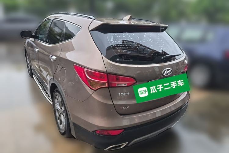 Used Hyundai Santa Fe 2015 2.0T Automatic Two-Wheel Drive Smart Version 5 Seats Rear Left 45 Deg
