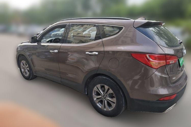 Used Hyundai Santa Fe 2015 2.0T Automatic All-Wheel Drive Smart Version 5 Seats Rear Left 45 Deg