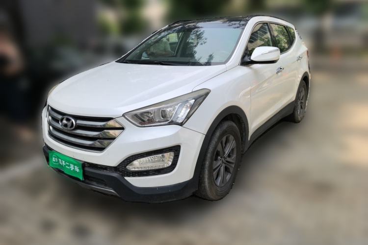 Used Hyundai Santa Fe 2015 2.0T Automatic Two-Wheel Drive Smart Version 5 Seats Guazi used car, China used car export, Used car for sale, Used cars, Cheapest cars for sale