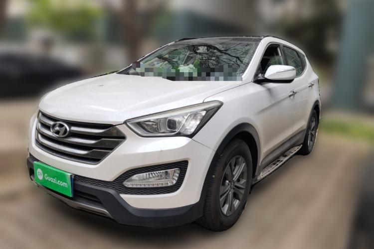 Used Hyundai Santa Fe 2015 2.0T Automatic Two-Wheel Drive Smart Version 5 Seats Front Left 45 Deg
