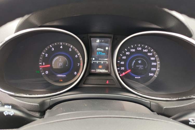 Used Hyundai Santa Fe 2015 2.0T Automatic Two-Wheel Drive Smart Version 5 Seats Instrument Cluster