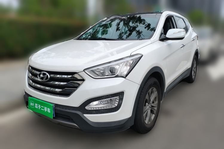 Used Hyundai Santa Fe 2015 2.4L Automatic Two-Wheel Drive Smart Version 5 Seats Guazi used car, China used car export, Used car for sale, Used cars, Cheapest cars for sale