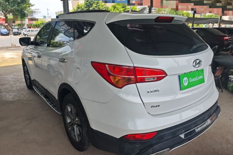 Used Hyundai Santa Fe 2015 2.0T Automatic Two-Wheel Drive Smart Version 5 Seats Rear Left 45 Deg