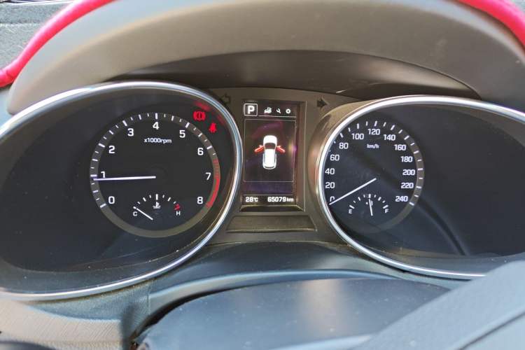 Used Hyundai Santa Fe 2017 2.0T Automatic All-Wheel Drive Smart 7-Seater Instrument Cluster