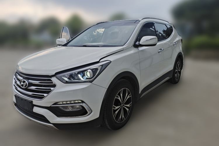 Hyundai Santa Fe 2017 2.0T Automatic Two-Wheel Drive Smart Version 7 Seats مستعملة Guazi used car, China used car export, Used car for sale, Used cars, Cheapest cars for sale