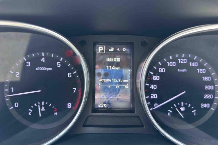 Used Hyundai Santa Fe 2017 2.0T Automatic All-Wheel Drive Smart 7-Seater Instrument Cluster