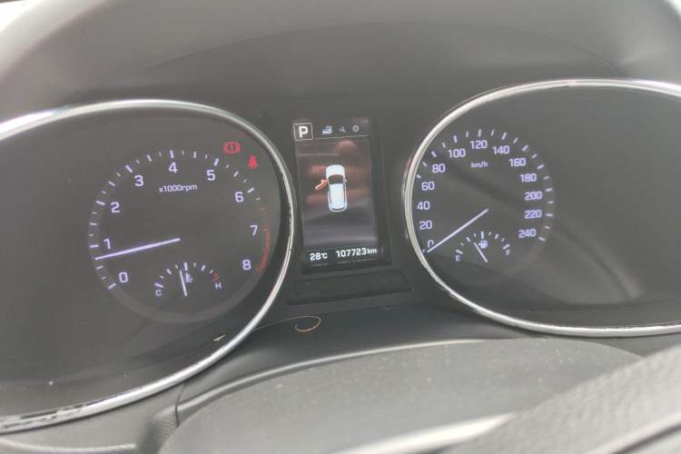 Used Hyundai Santa Fe 2017 2.0T Automatic All-Wheel Drive Smart 7-Seater Instrument Cluster