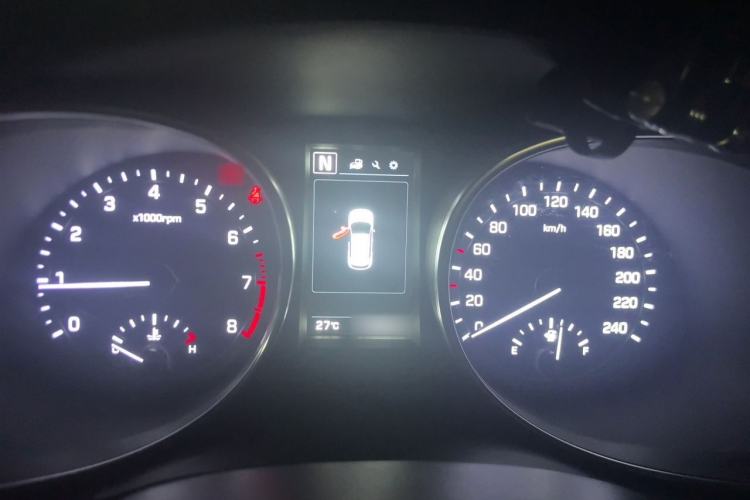 Used Hyundai Santa Fe 2017 2.0T Automatic All-Wheel Drive Smart 7-Seater Instrument Cluster