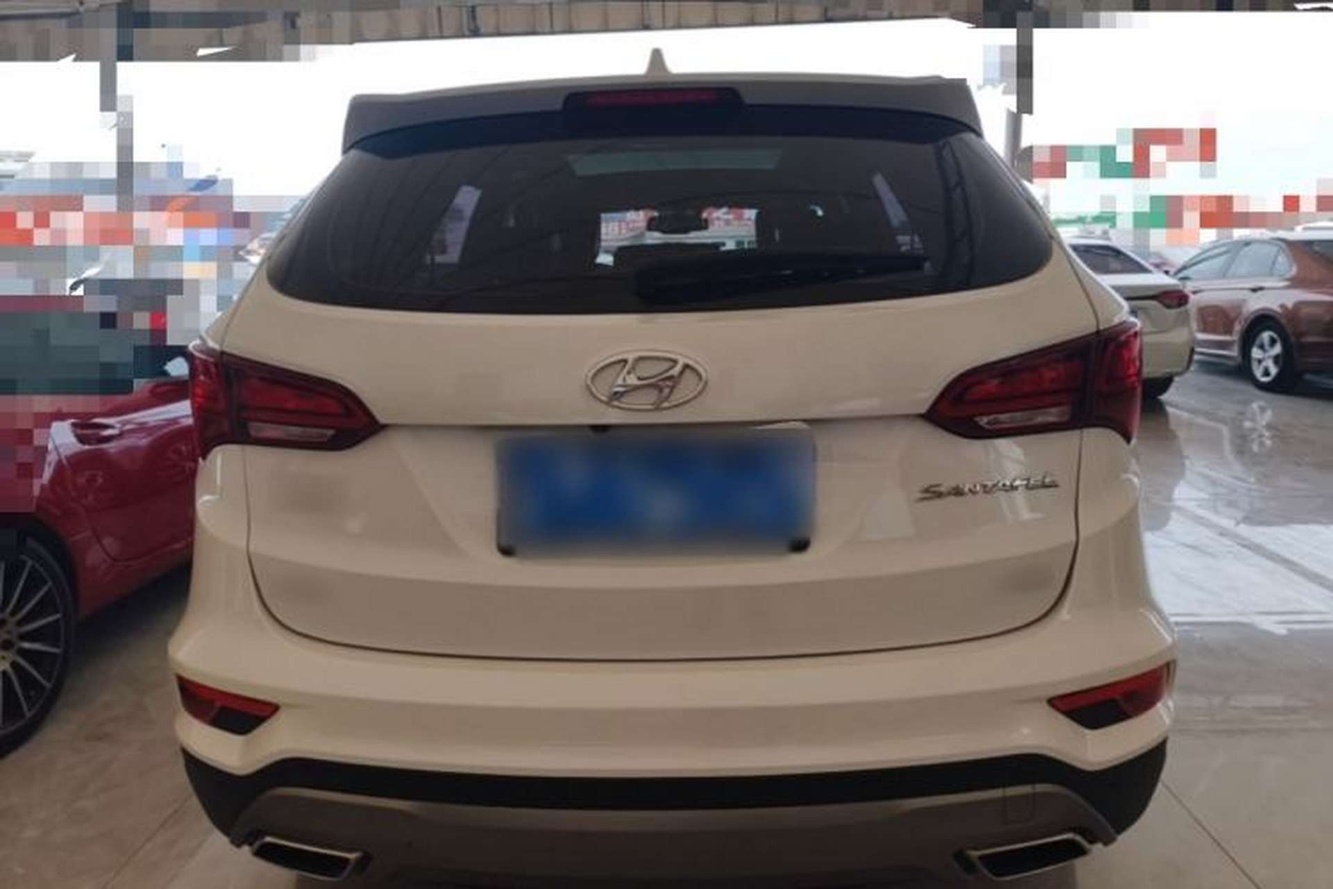 Used Hyundai Santa Fe 2017 2.0T Automatic All-Wheel Drive Smart 7-Seater Rear