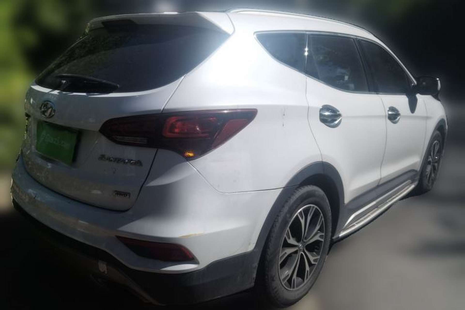 Used Hyundai Santa Fe 2017 2.0T Automatic All-Wheel Drive Smart 7-Seater Rear Right 45 Deg