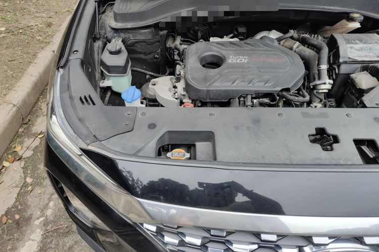Used Hyundai Santa Fe 2019 380 TGDi DLX Automatic Two-Wheel Drive Prestige Plus Version China VI Standard Engine Bay Right