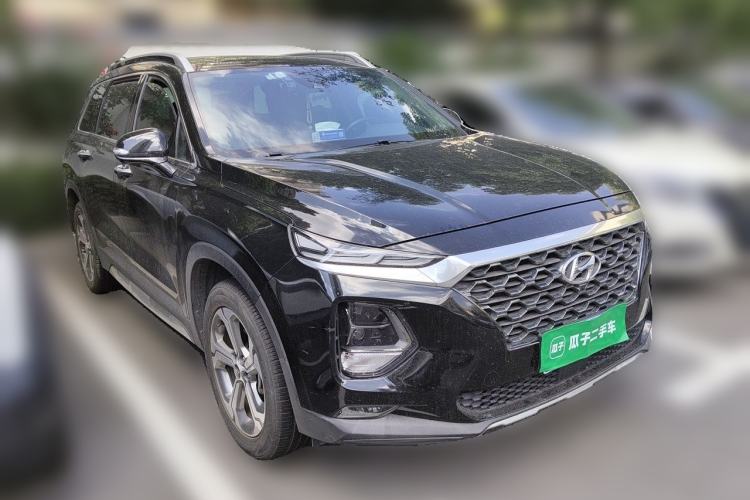 Used Hyundai Santa Fe 2019 380 TGDi DLX Automatic Two-Wheel Drive Prestige Plus Version China VI Standard Front Right 45 Deg