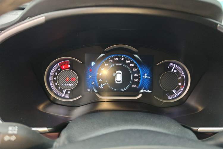 Used Hyundai Santa Fe 2019 380 TGDi DLX Automatic Two-Wheel Drive Prestige Plus Version China VI Standard Instrument Cluster