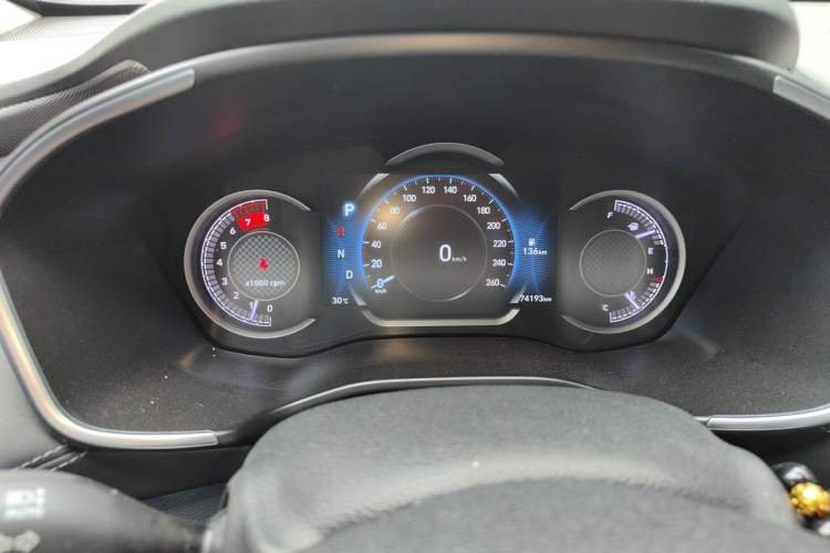 Used Hyundai Santa Fe 2019 380 TGDi DLX Automatic Two-Wheel Drive Prestige Plus Version China VI Standard Instrument Cluster