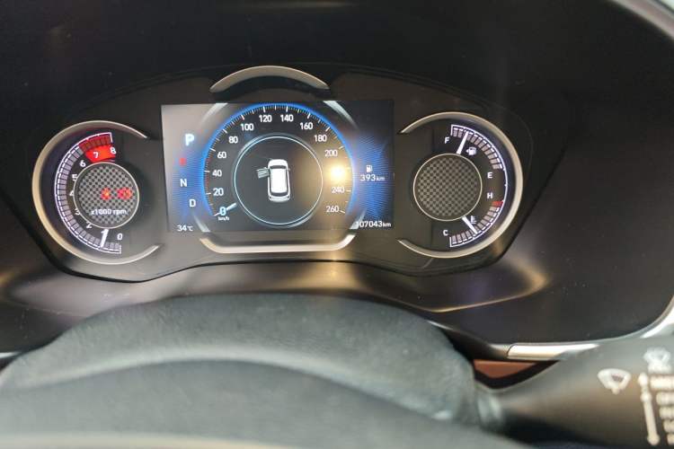 Used Hyundai Santa Fe 2019 380 TGDi DLX Automatic Two-Wheel Drive Prestige Plus Version China VI Standard Odometer Close Up