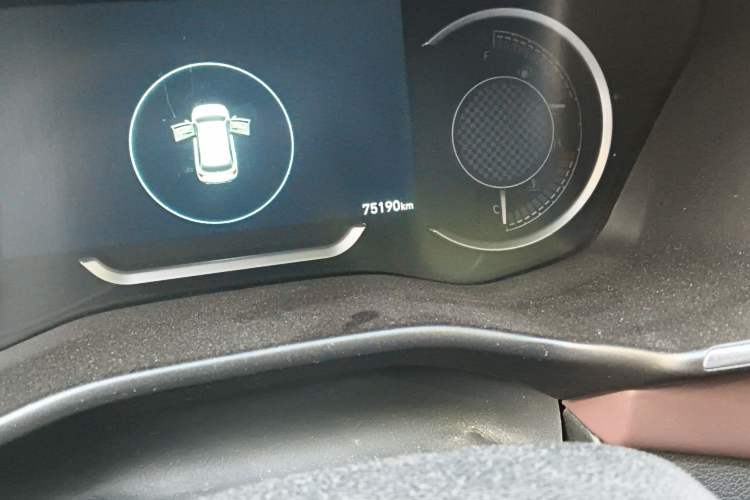 Used Hyundai Santa Fe 2019 380 TGDi DLX Automatic All-Wheel Drive Prestige PLUS (HTRAC) China VI Odometer Close Up