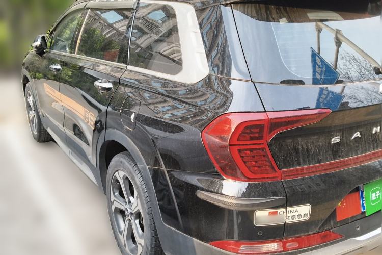 Used Hyundai Santa Fe 2019 380 TGDi DLX Automatic All-Wheel Drive Prestige PLUS (HTRAC) China VI Rear Left 45 Deg