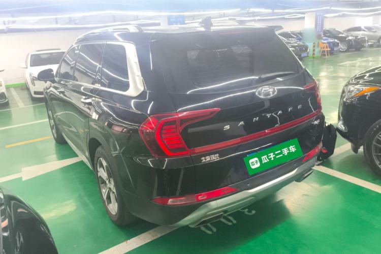 Used Hyundai Santa Fe 2019 380 TGDi GLS Automatic 2WD Luxury Version China VI Standard Rear Left 45 Deg