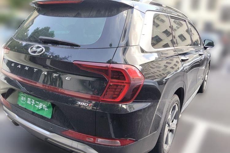 Used Hyundai Santa Fe 2019 380 TGDi DLX Automatic Two-Wheel Drive Prestige Plus Version China VI Standard Rear Right 45 Deg